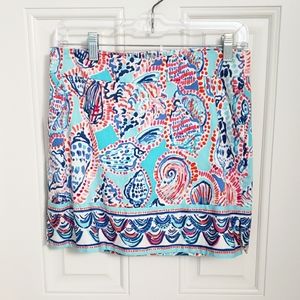 Lilly Pulitzer Shell Print Skort